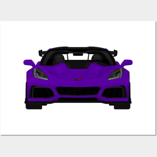 Z06 ZR1 PURPLE Posters and Art